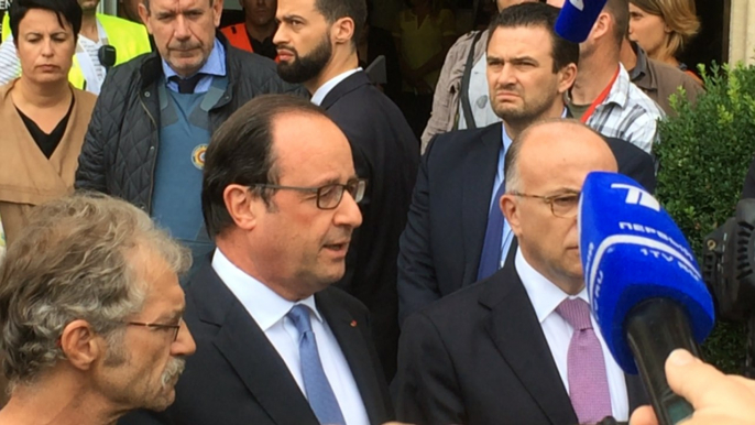 François Hollande s'exprime à la mairie de