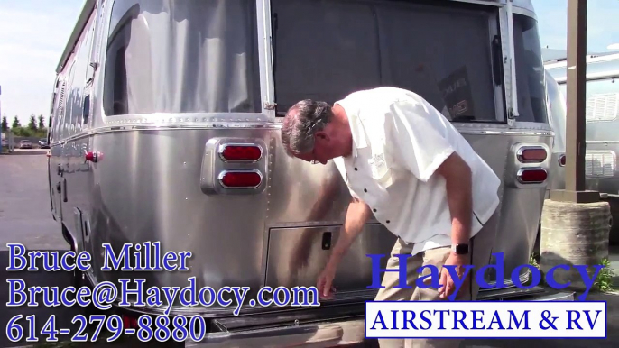 Airstream 25ft Flying Cloud rear double bed at Haydocy Airstream & RV