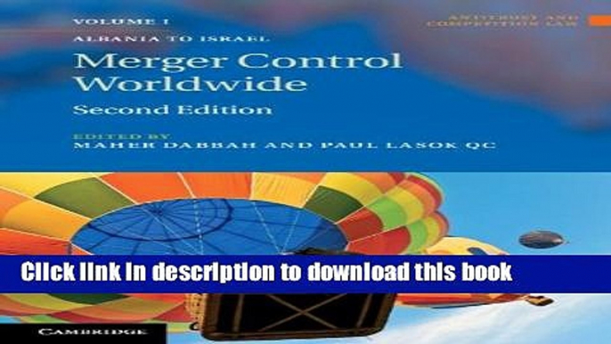 [PDF]  Merger Control Worldwide 2 Volume Set  [Read] Full Ebook