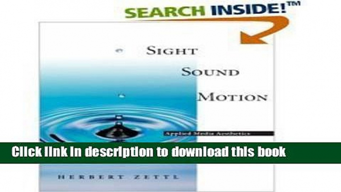 Read Sight, Sound, Motion - Applied Media Aesthetics - 4th (Fourth) Edition  PDF Online