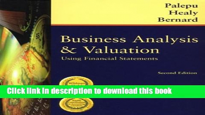 Read Books Business Analysis and Valuation: Using Financial Statements, Text Only ebook textbooks