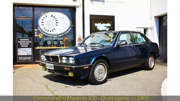 MASERATI  430 cc 2800 alimentazione...