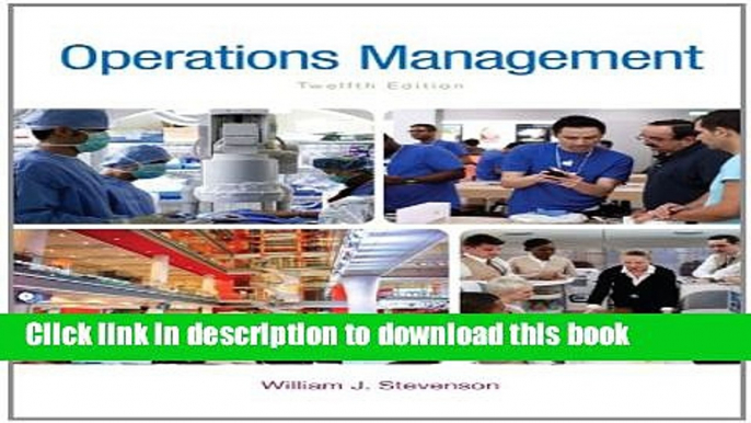 Read Books Operations Management (McGraw-Hill Series in Operations and Decision Sciences) E-Book