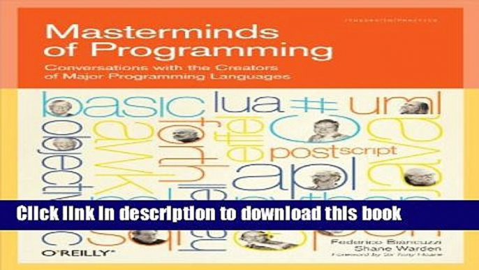 Read Books Masterminds of Programming: Conversations with the Creators of Major Programming