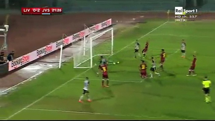 Stefano Del Sante Goal - Livorno 0-2 Juve Stabia - Coppa Italia Round 1 - 29.07.2016