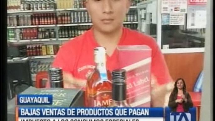 Caen las ventas de productos que pagan ICE