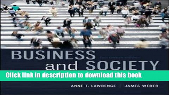 [Read PDF] Business and Society: Stakeholders, Ethics, Public Policy, 14th Edition Ebook Online