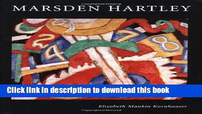 Download Marsden Hartley: American Modernist PDF Online