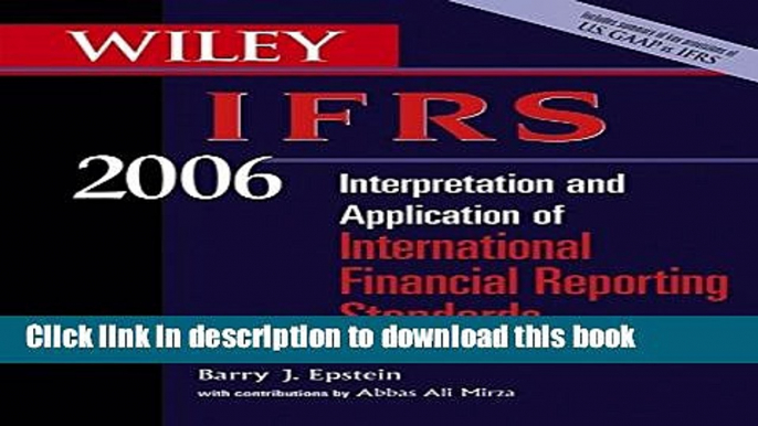 Ebook WILEY IFRS 2006: Interpretation and Application of International Financial Reporting