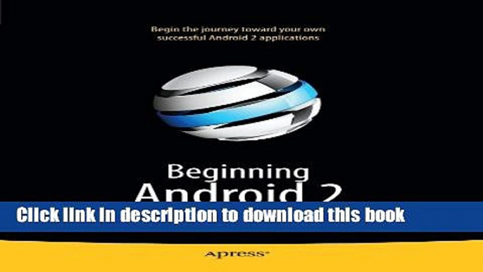 Read Beginning Android 2 Ebook Free