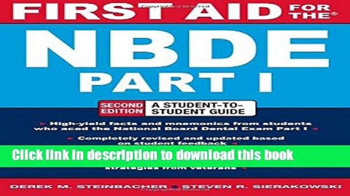 Read FIRST AID FOR THE NBDE PART 1 2/E (First Aid Series) (Pt. 1) Ebook Online