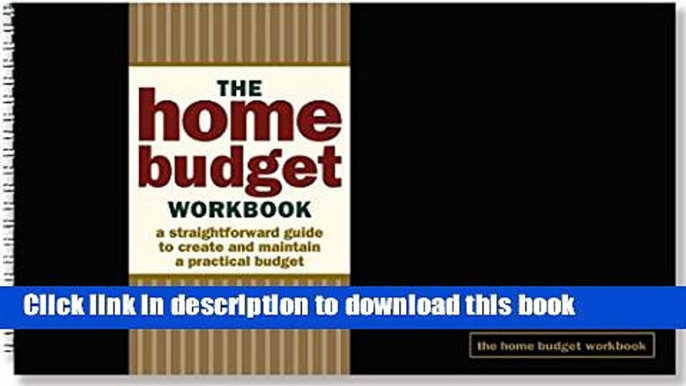 Read Home Budget Workbook  Ebook Free