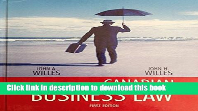 Download Essentials of Canadian Business Law Ebook Free