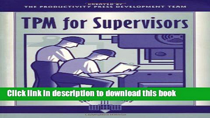 Read TPM for Supervisors  PDF Free