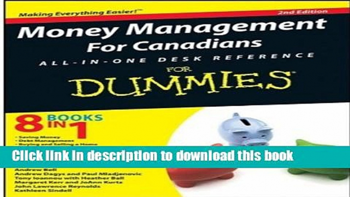 Read Money Management For Canadians All-in-One Desk Reference For Dummies  Ebook Free