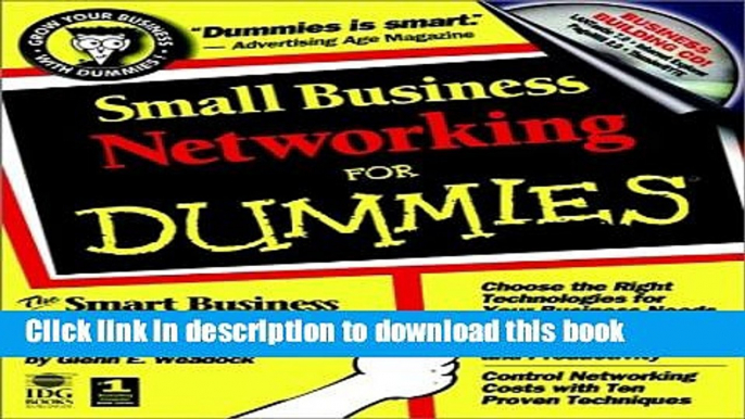 Read Small Business Networking For Dummies Ebook Free