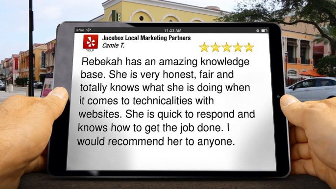 Jucebox Local Marketing Partners Roseville TerrificFive Star Review by Camie T.