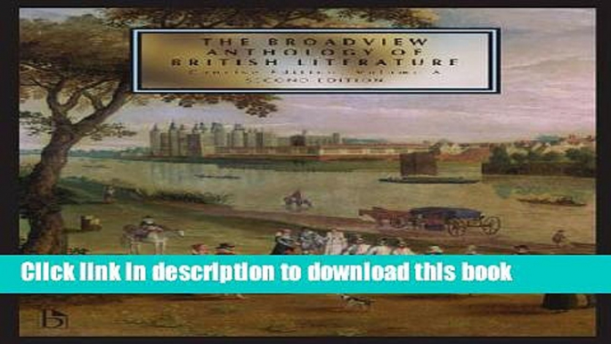 Download The Broadview Anthology of British Literature: Concise Volume A - Second Edition  Ebook