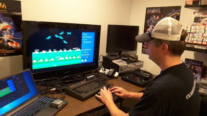 Classic Game Room - EXERION review for MSX