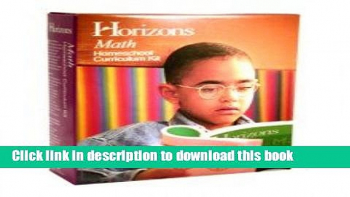 Read Horizons Math: Home School Curriculum Kit, Grade 5 (Lifepac) Ebook Free