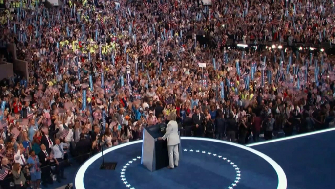 Hillary Clinton accepts presidential nomination