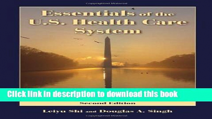 Books Essentials Of The U.S. Health Care System Full Online