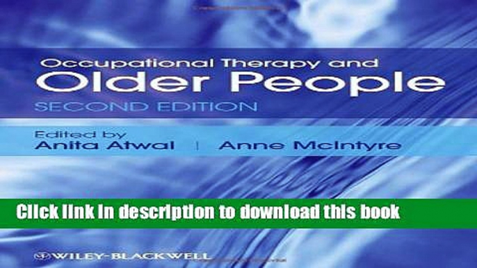 Books Occupational Therapy and Older People Free Online