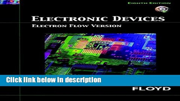 Books Electronic Devices (Electron Flow Version) (8th Edition) Free Online