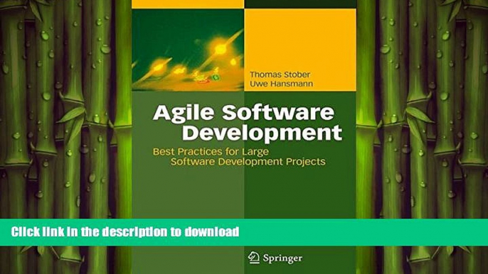 FAVORIT BOOK Agile Software Development: Best Practices for Large Software Development Projects