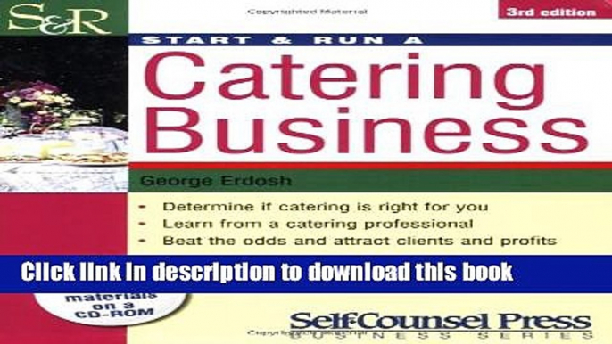 Ebook Start   Run a Catering Business (Start   Run Business Series) Free Online