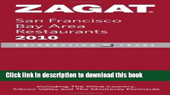 Books 2010 San Francisco Bay Area Restaurants Full Online