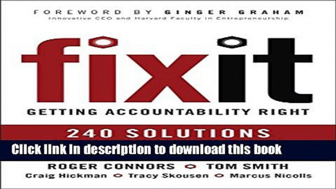 Books Fix It: Getting Accountability Right Free Online