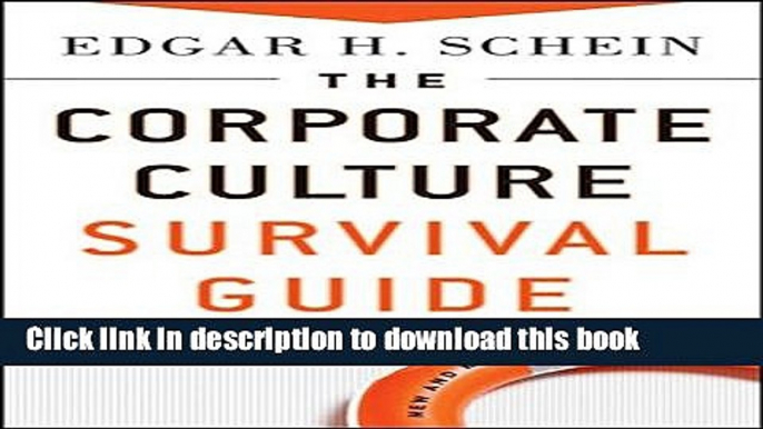 Books The Corporate Culture Survival Guide Full Download