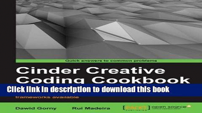 Ebook Cinder Creative Coding Cookbook Free Online