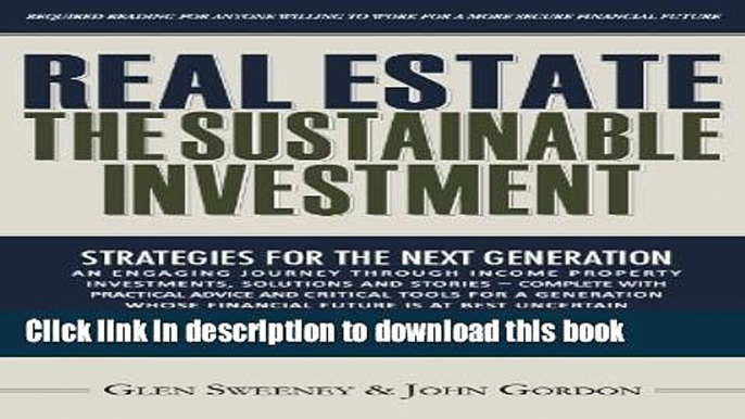 Ebook Real Estate: The Sustainable Investment Full Online