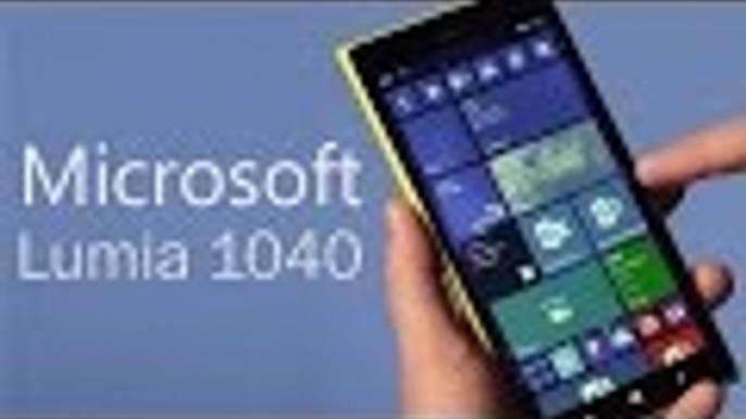 Microsoft Lumia 1040: Rumors & Leaks