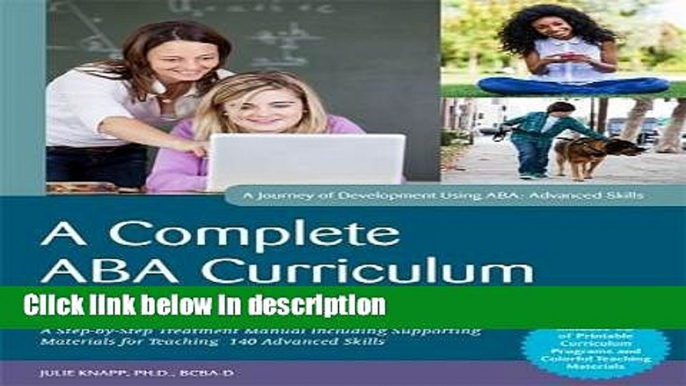 Books A Complete ABA Curriculum for Individuals on the Autism Spectrum with a Developmental Age of