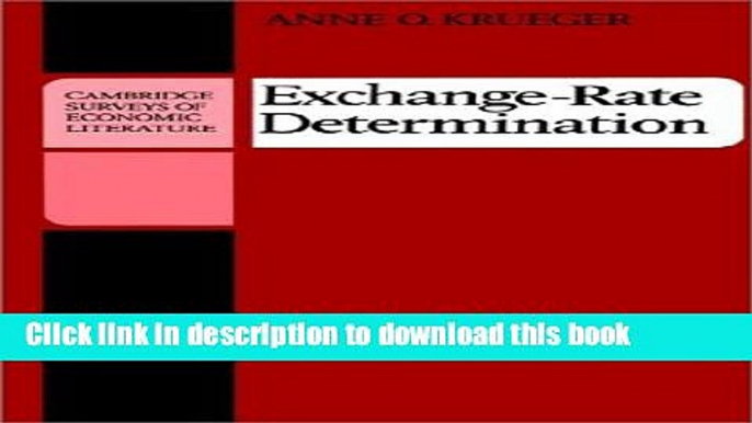 Ebook Exchange-Rate Determination Full Online