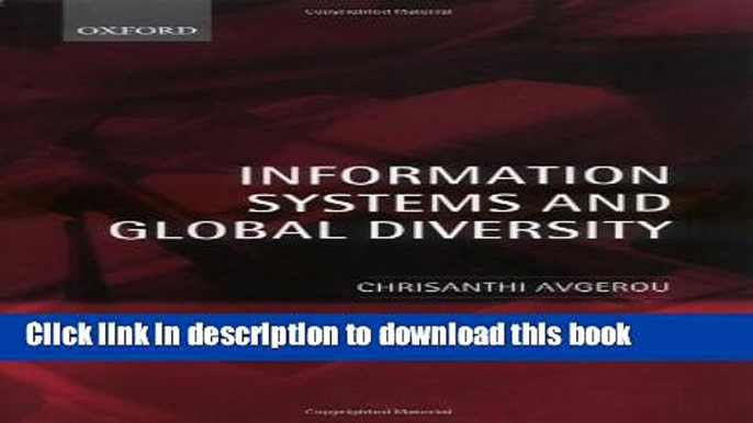 Ebook Information Systems and Global Diversity Free Download