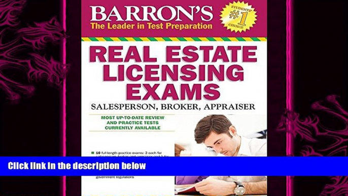 different  Barron s Real Estate Licensing Exams, 10th Edition (Barron s Real Estate Licensing