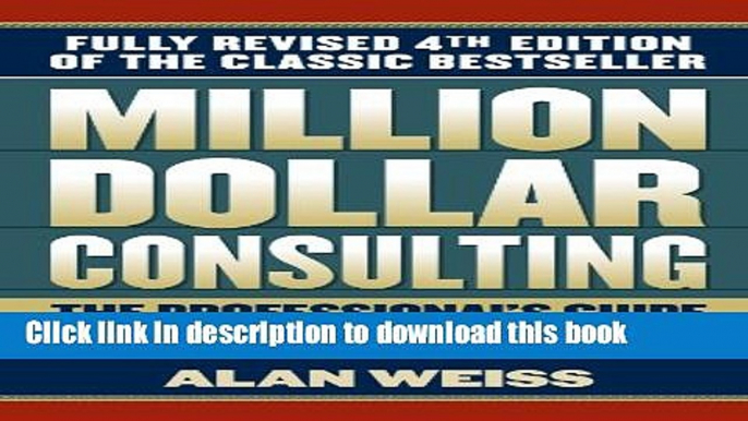 Books Million Dollar Consulting Free Online