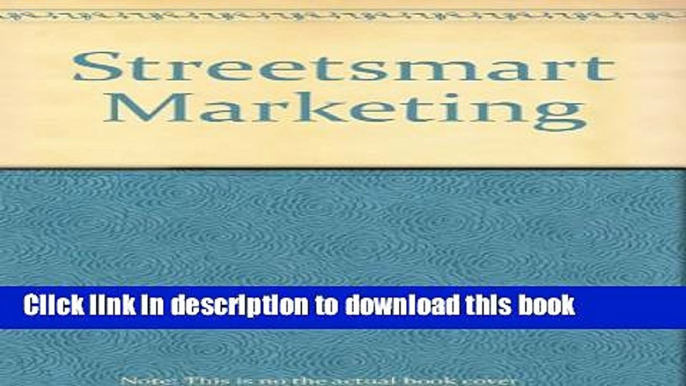 Ebook StreetSmart Marketing Full Online