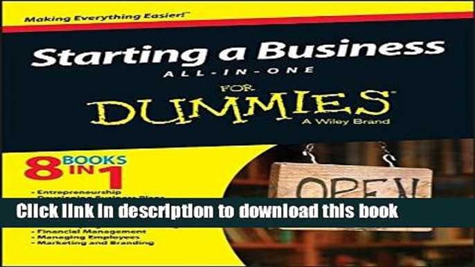 Books Starting a Business All-In-One For Dummies Free Online