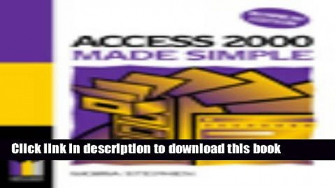 Ebook Access 2000 Business Edition Made Simple Full Online