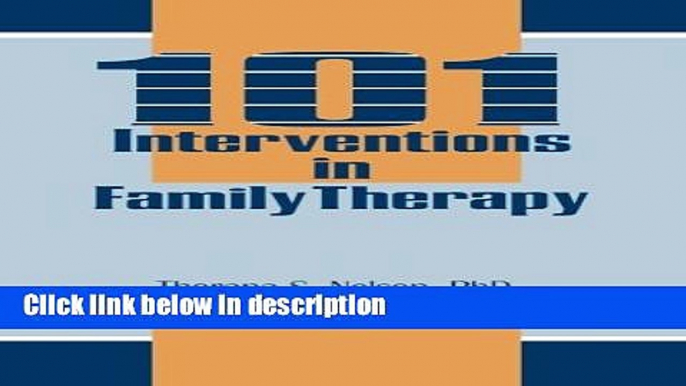 Books 101 Interventions in Family Therapy Full Online