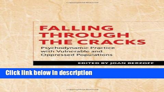 Books Falling Through the Cracks: Psychodynamic Practice with Vulnerable and Oppressed Populations