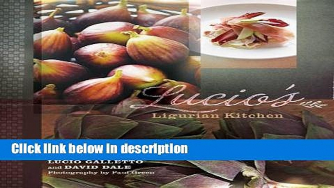 Books Lucio s Ligurian Kitchen Free Online