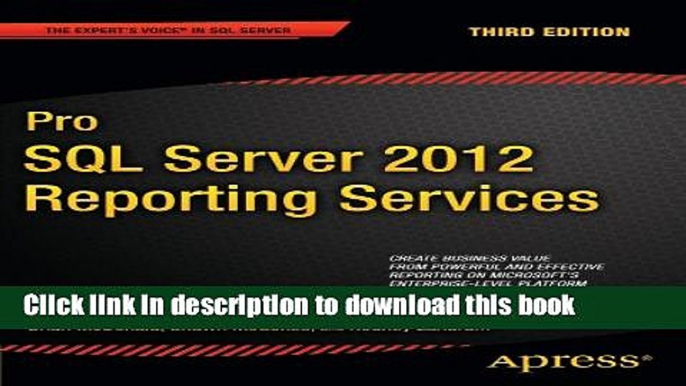 Ebook Pro SQL Server 2012 Reporting Services Free Online