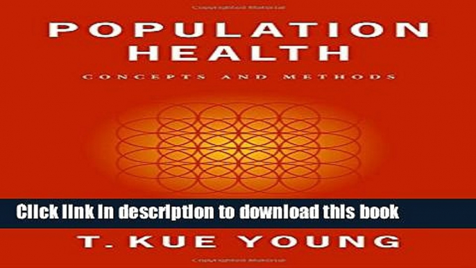 Books Population Health: Concepts and Methods Full Online