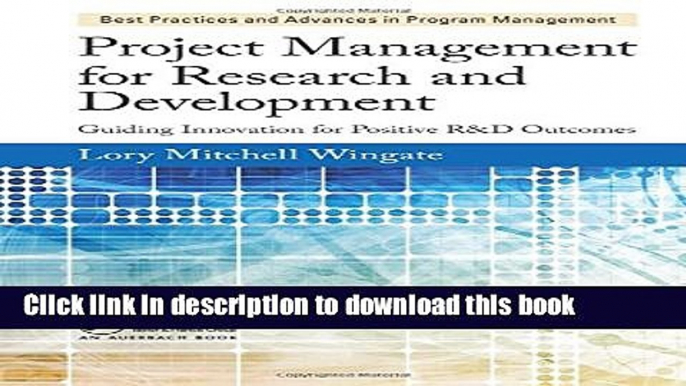 Ebook Project Management for Research and Development: Guiding Innovation for Positive R D